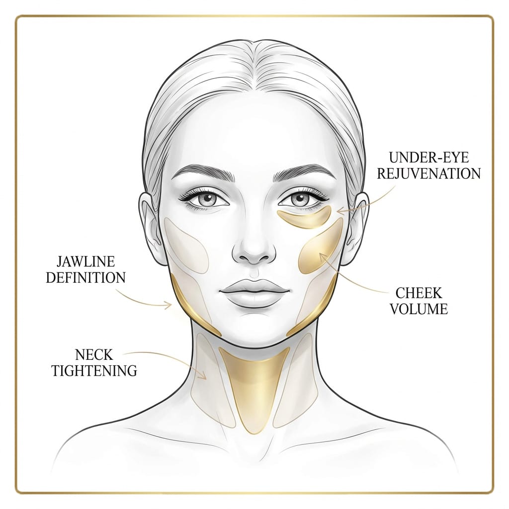 Fotona 4D Treatment Areas